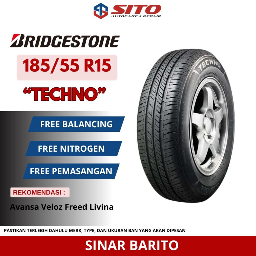 BAN BRIDGESTONE 185/55 R15 TECHNO