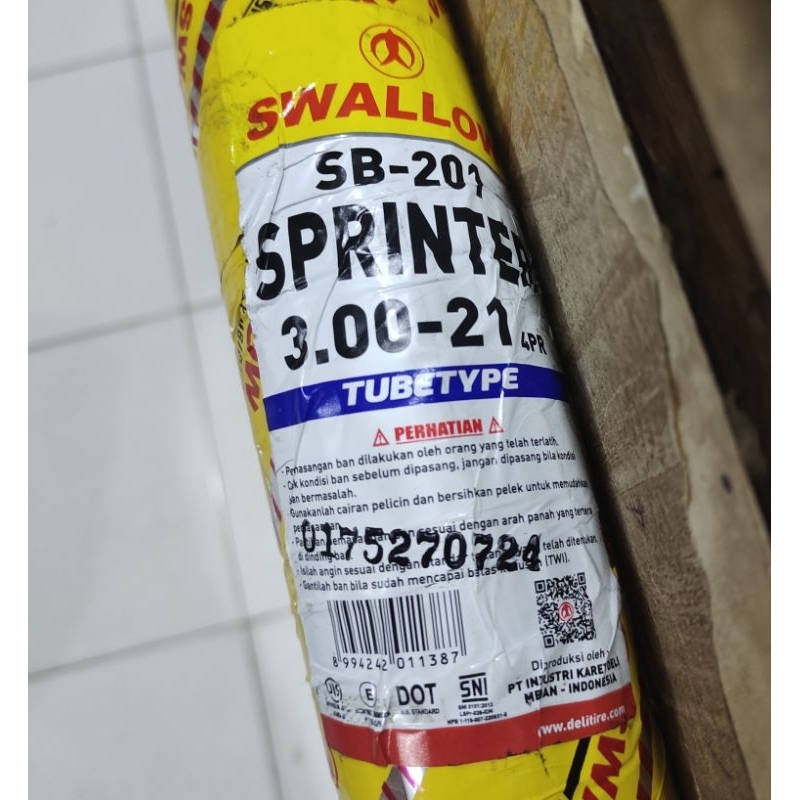 Ban Swallow 300 - 21 Sprinter S 201 S201 Tubetype Ban Ring 21