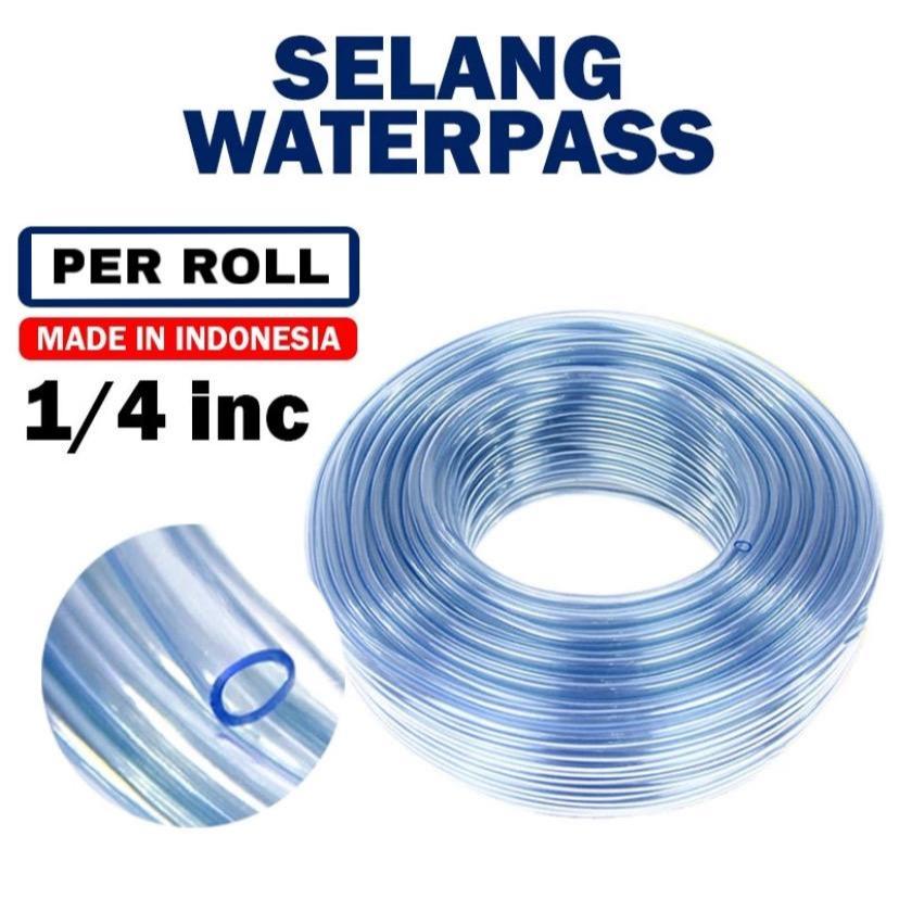 BOS Selang Air 1/4" inch/ Selang Aquarium/Selang Timbang Per Roll