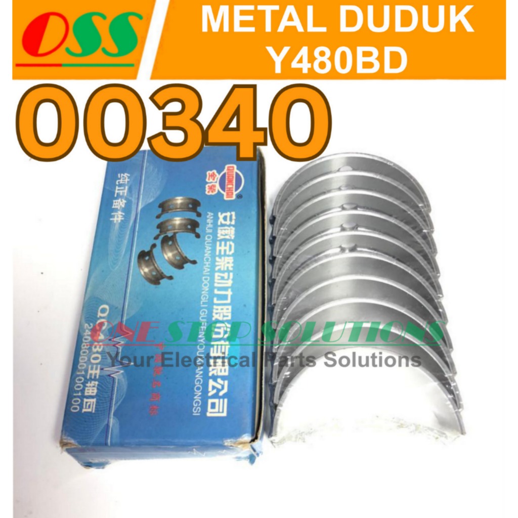 METAL DUDUK MAIN BEARING STD Y480BD WEIFANG KOFO RICARDO 1 SET ENGINE