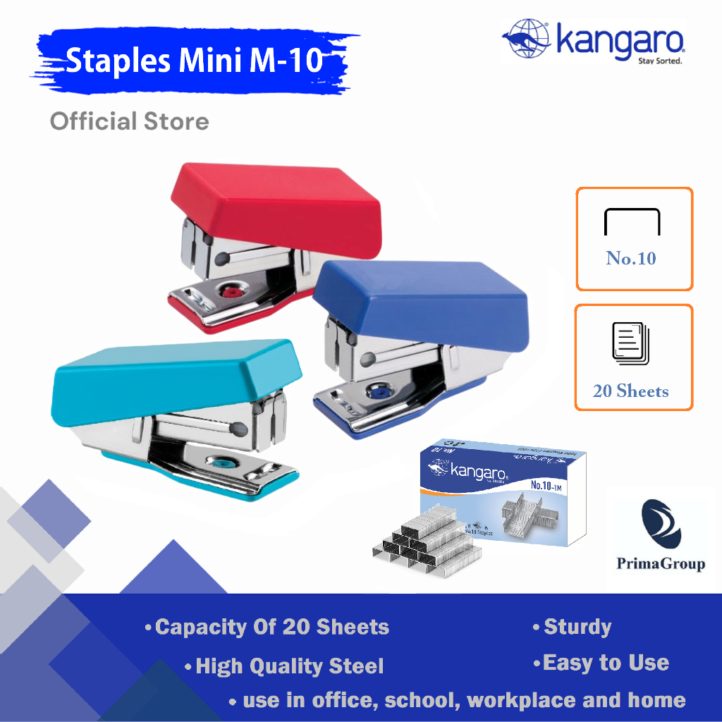 

Stapler Mini / Steples Kecil / Staples Lucu / Staples Kertas M 10 Kangaro