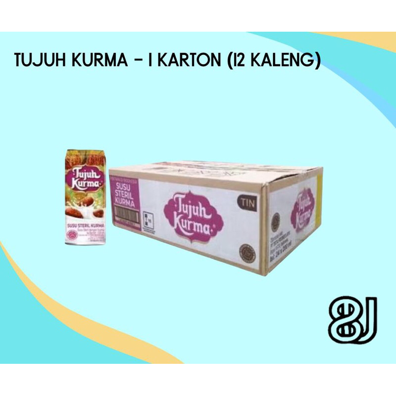 

Grosir Karton - Tujuh Kurma Susu Steril dengan Kurma 189 ml (1 Dus @12 Kaleng) - Free Ongkir