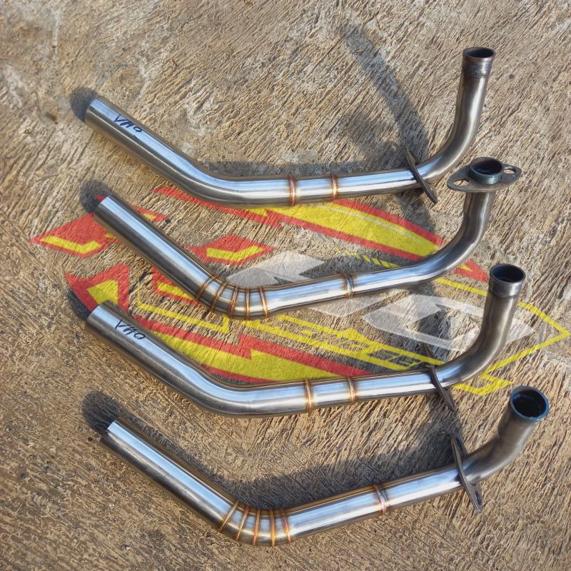 Leheran Knalpot Cacing Dan Bending Ceklis Kolong Vario Arm Old Arm New Ukuran 28 32 38, 28 35