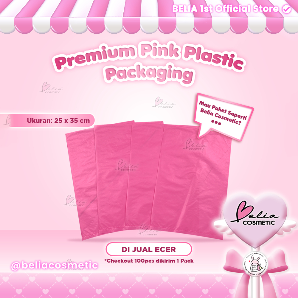 ❤ BELIA ❤ Premium Plastic Packaging BESAR | ECER dan Pack | Kantong Kemasan Plastik | Waterproof