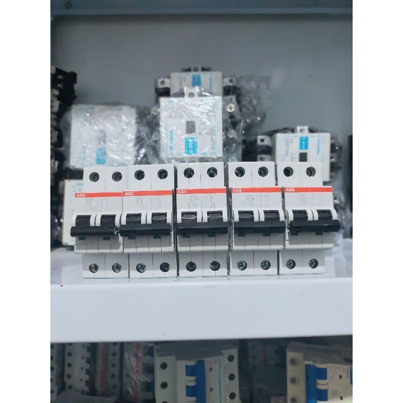 MCB ABB 2phase original baru