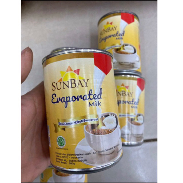 

SUSU SUNBAY EVAPORASI MILK CAN 380g