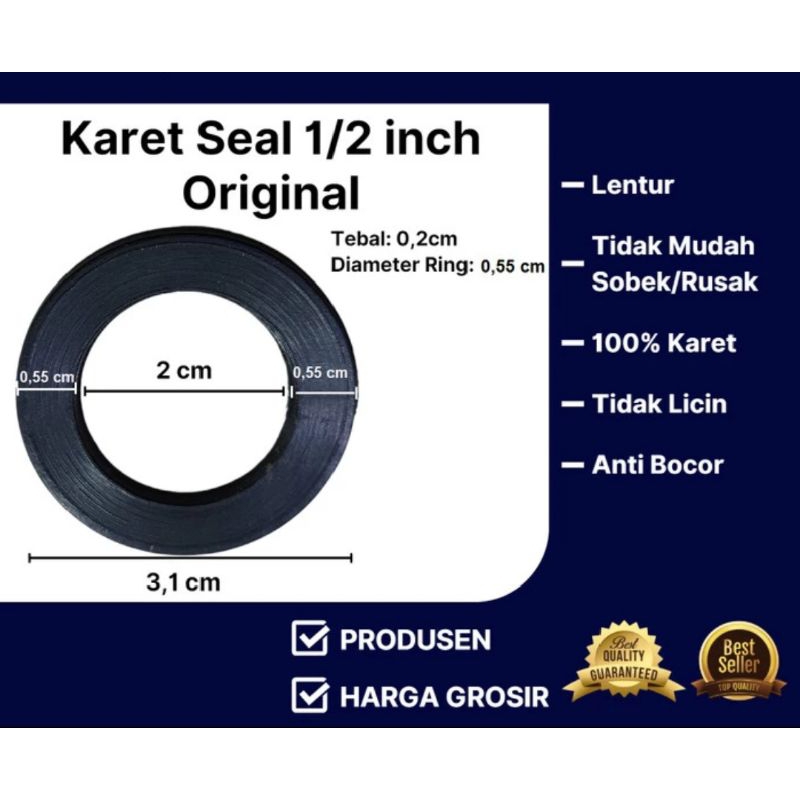 KARET SEAL 1/2 INCH KARET SDL 1/2"