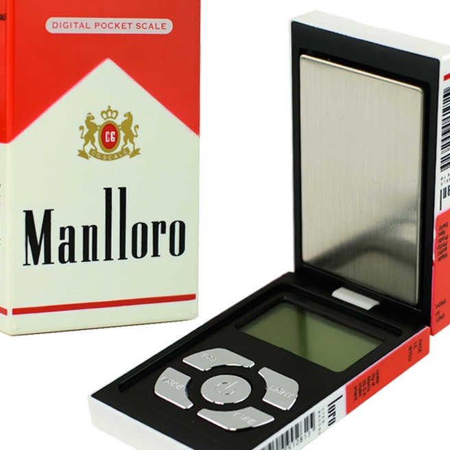 HJ6 Timbangan Digital Mini Emas Skala 2g x 1g Bentuk Rokok Malboro FUNCTION TIMBANGAN FANCY PERSIS K