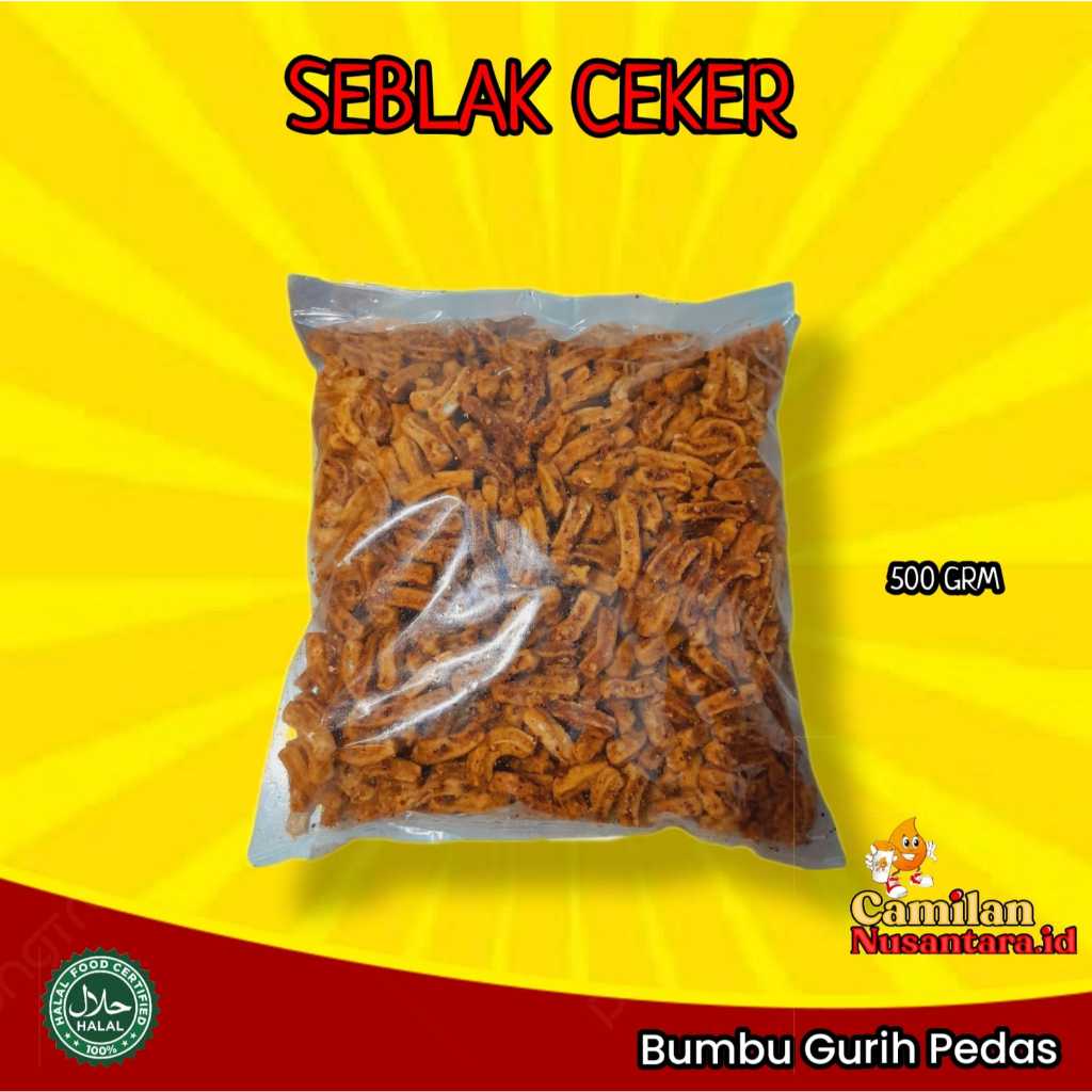 

BAYAR DI TEMPAT!! Seblak Ceker Bumbu Gurih Pedas Renyah