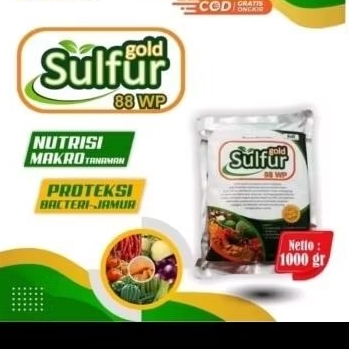 SULFUR GOLDFUNGSIDA (Belerang) ASLI Kemasan Pabrik 1KG.