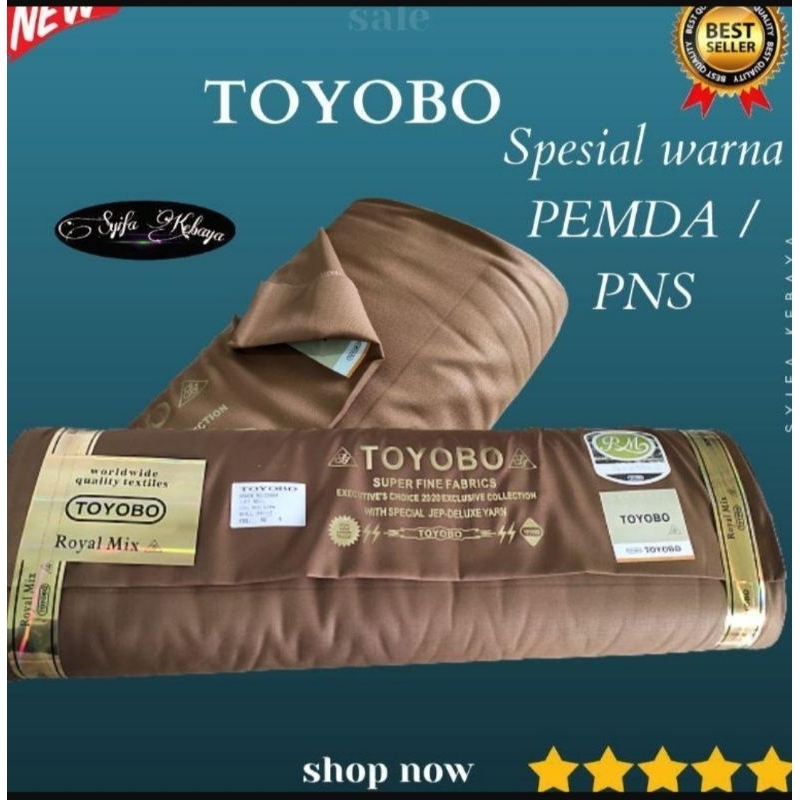 (0,50)kain toyobo fodu warna PNS/PDH/PEMDA