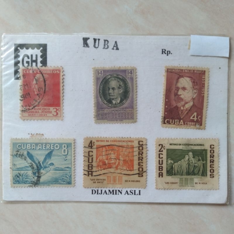 

Prangko Perangko Kuno Jadul Kuba Used Set 6 Pcs Folder - YN1767