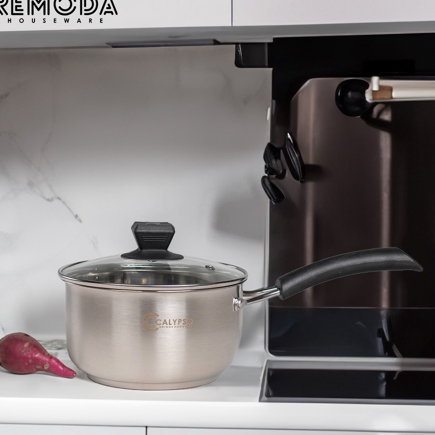 KI3 Calypso Panci Susu Panci Masak Mie Panci Multifungsi 16cm Stainless Steel