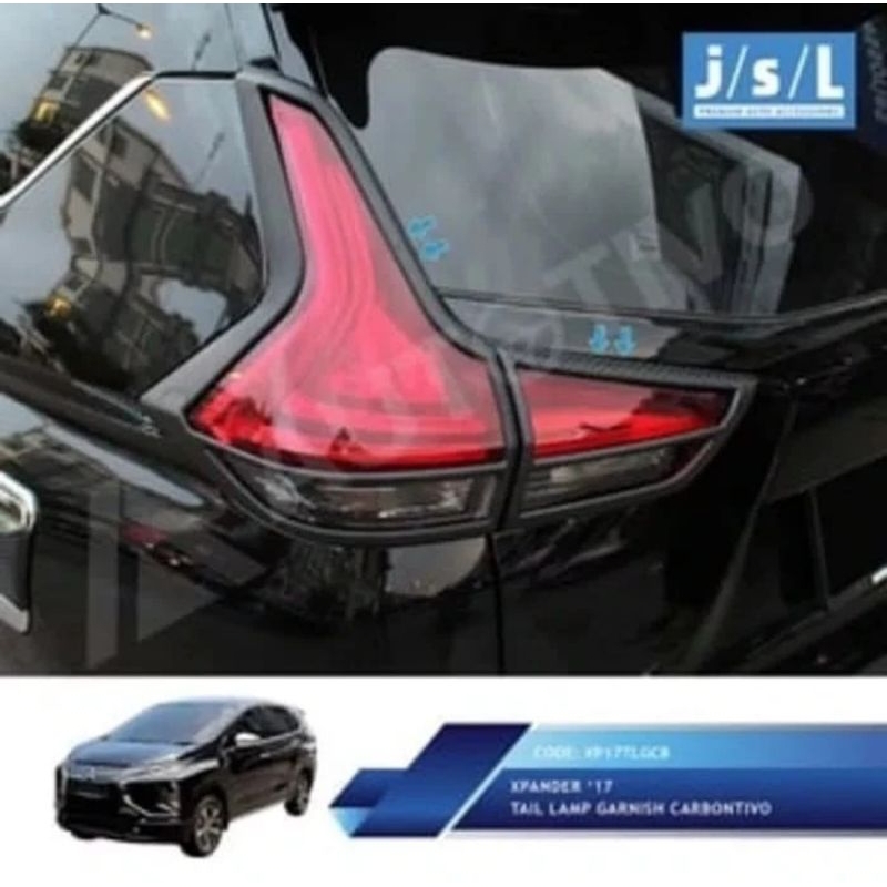 garnis lampu belakang carbontivo mitsubishi xpander