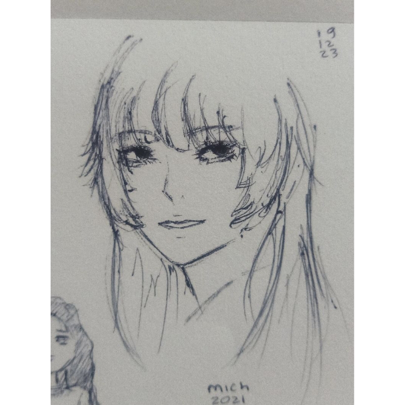 

COMMIS; Sketsa Foto Diri Jadi Anime Bareng Husbu/Waifu A5