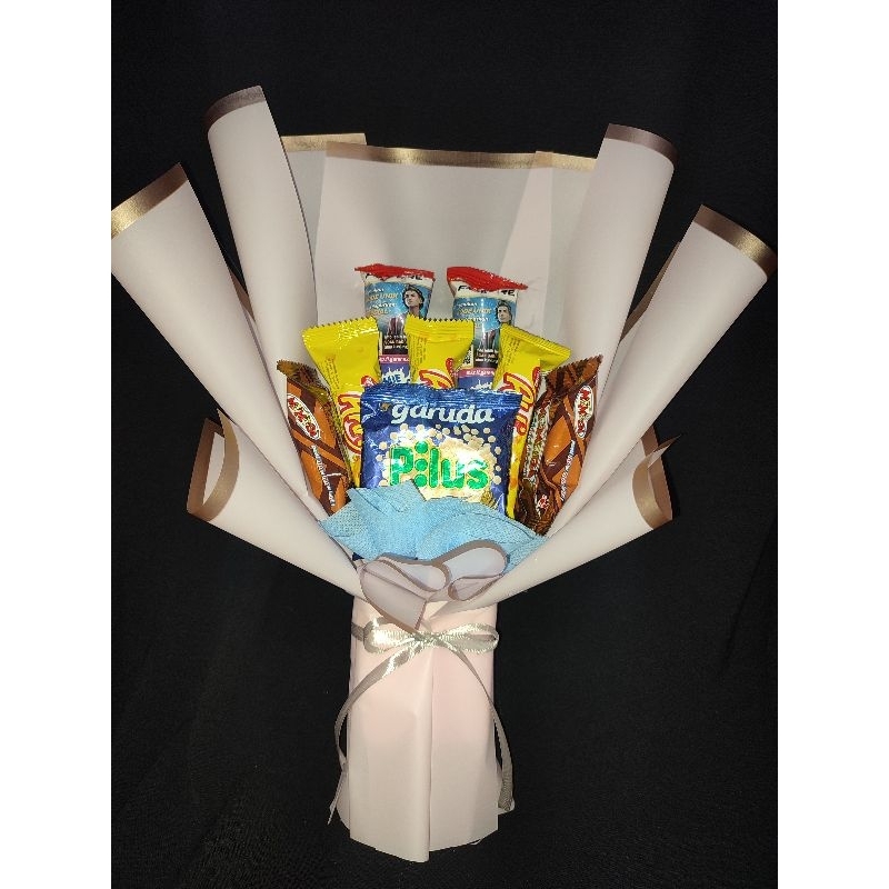 

snack bouquet, buket snack