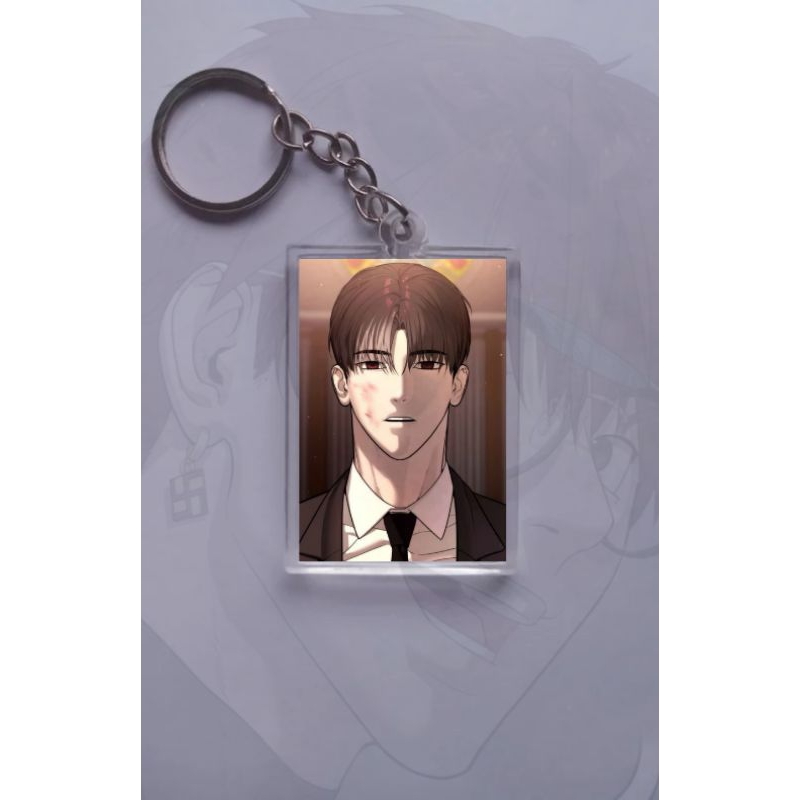 Gantungan kunci motor tas murah manhwa killer peter akrilik 2 sisi-keychain manhwa killer peter