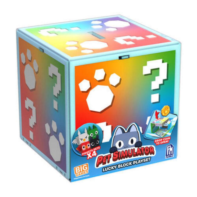 Pet simulator lucky box playset series 2 with 4 fidget pets include DLC original