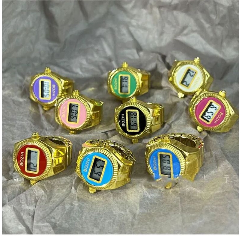 Jam cincin digital pria dan wanita