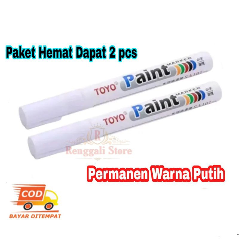 

2 pcs Spidol Toyo/spidol ban/Sepidol permanen