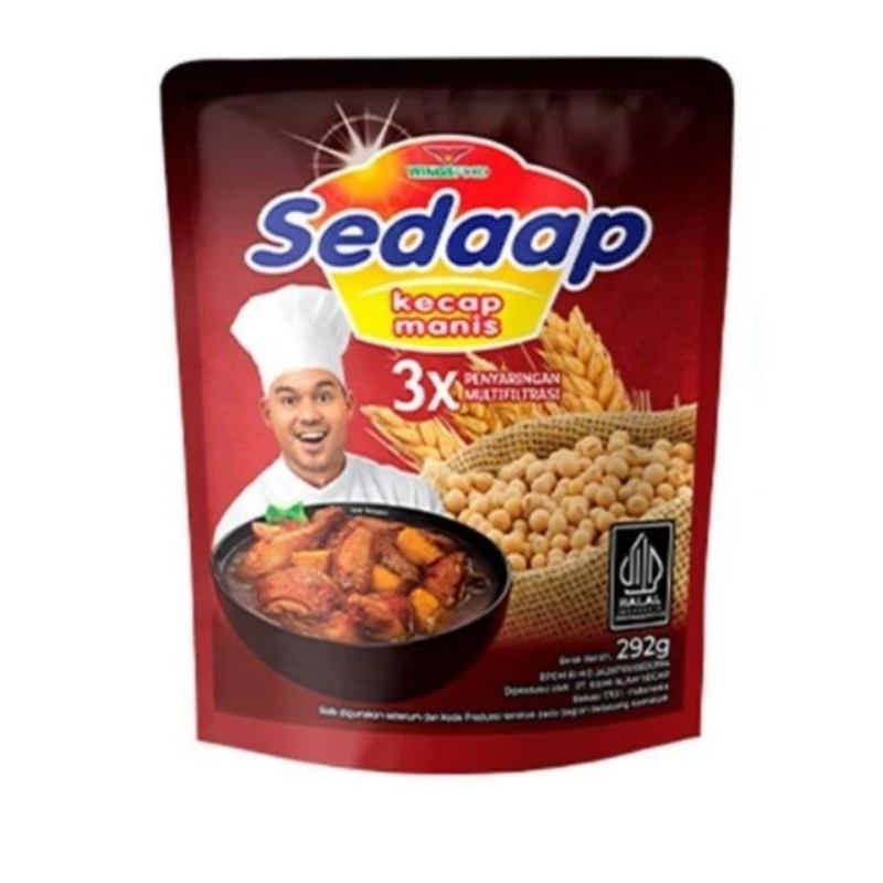 

Kecap manis sedaap refil sedap 250g