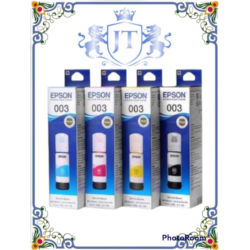 1 SET TINTA EPSON 003 ORIGINAL