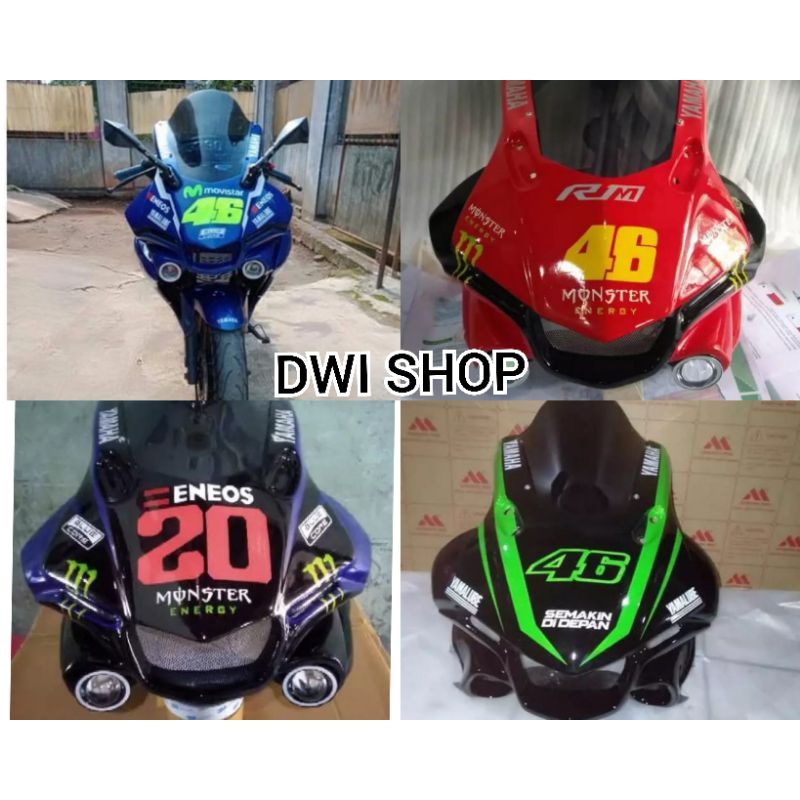 Headlamp Yamaha R15 v2 custom model R1 Lampu projie