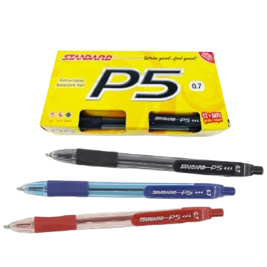 

Pulpen Bolpen Bolpoin Bolpoint Ballpoint Pen Cetek Standard P-5 P5 0.7 1 Pcs