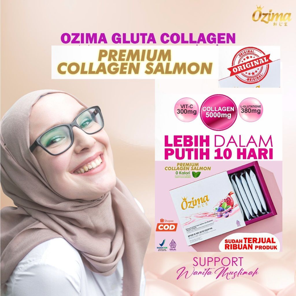 Ozima Gluta Collagen paket 3 box | Collagen drink | Kolagen drink | kolagen | colagen