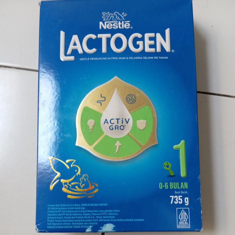 

Susu Lactogen 1 Rasa Original 735gr