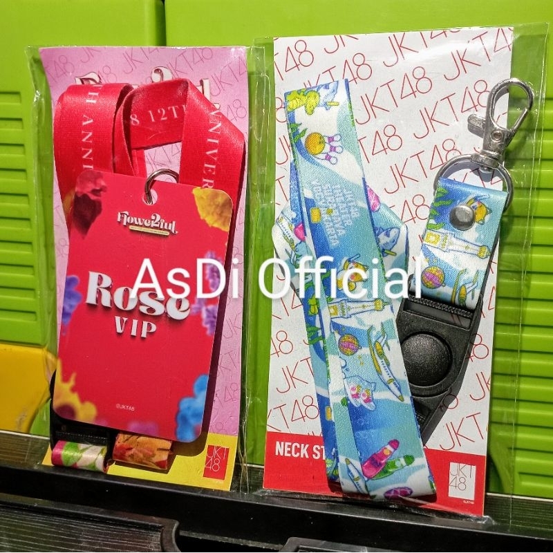

Lanyard Jkt48 Theater Sementara Flowerful Benefit Rose VIP