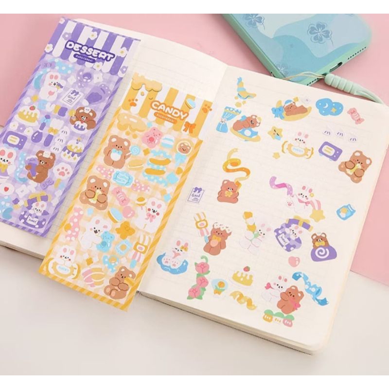 

Stiker mini waterproof/ stiker kartun/ stiker anak.