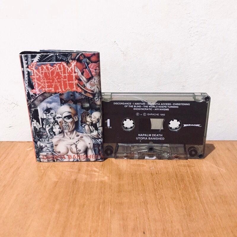 Kaset Pita Napalm Death - Utopia Banished