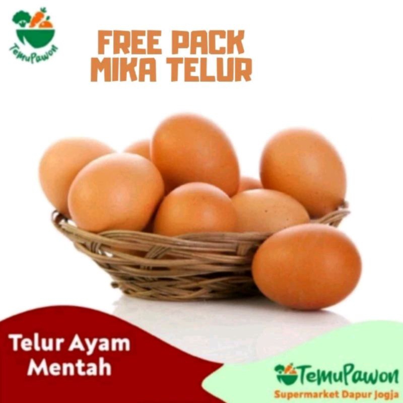 

TELUR AYAM NEGERI - Telur Ayam Ras Mentah - TemuPawon