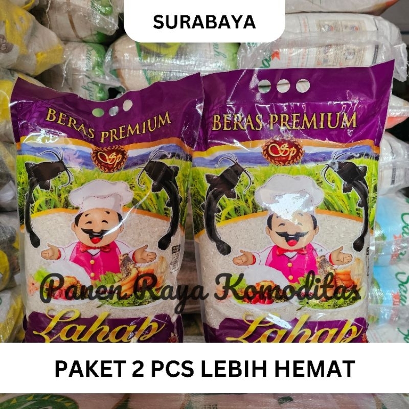 

Beras Lahap Lele / Koki 5kg x 2pcs (10kg)