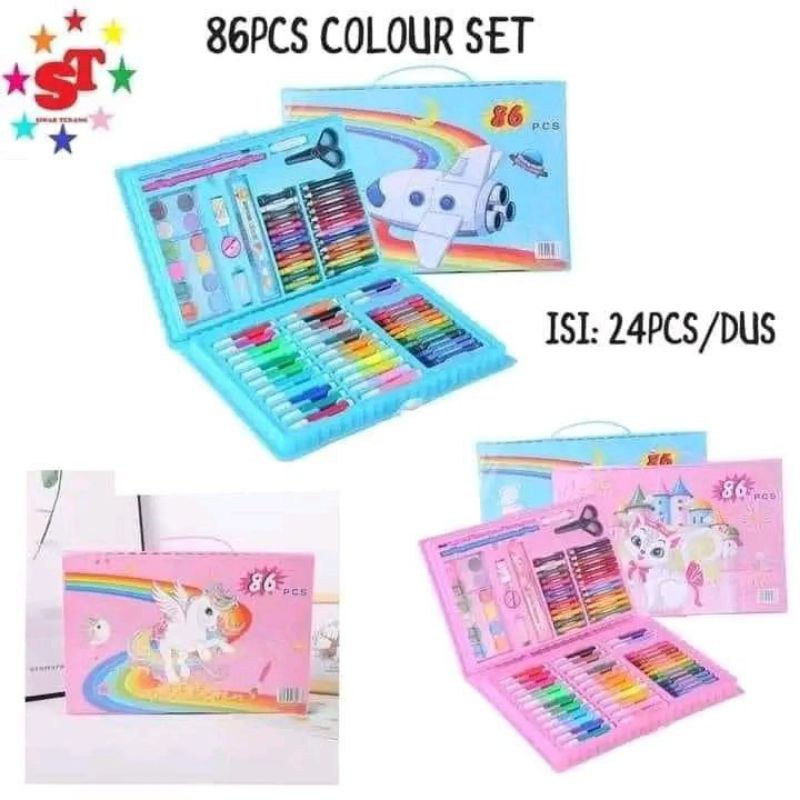 

SET KRAYON ANAK 86 PCS