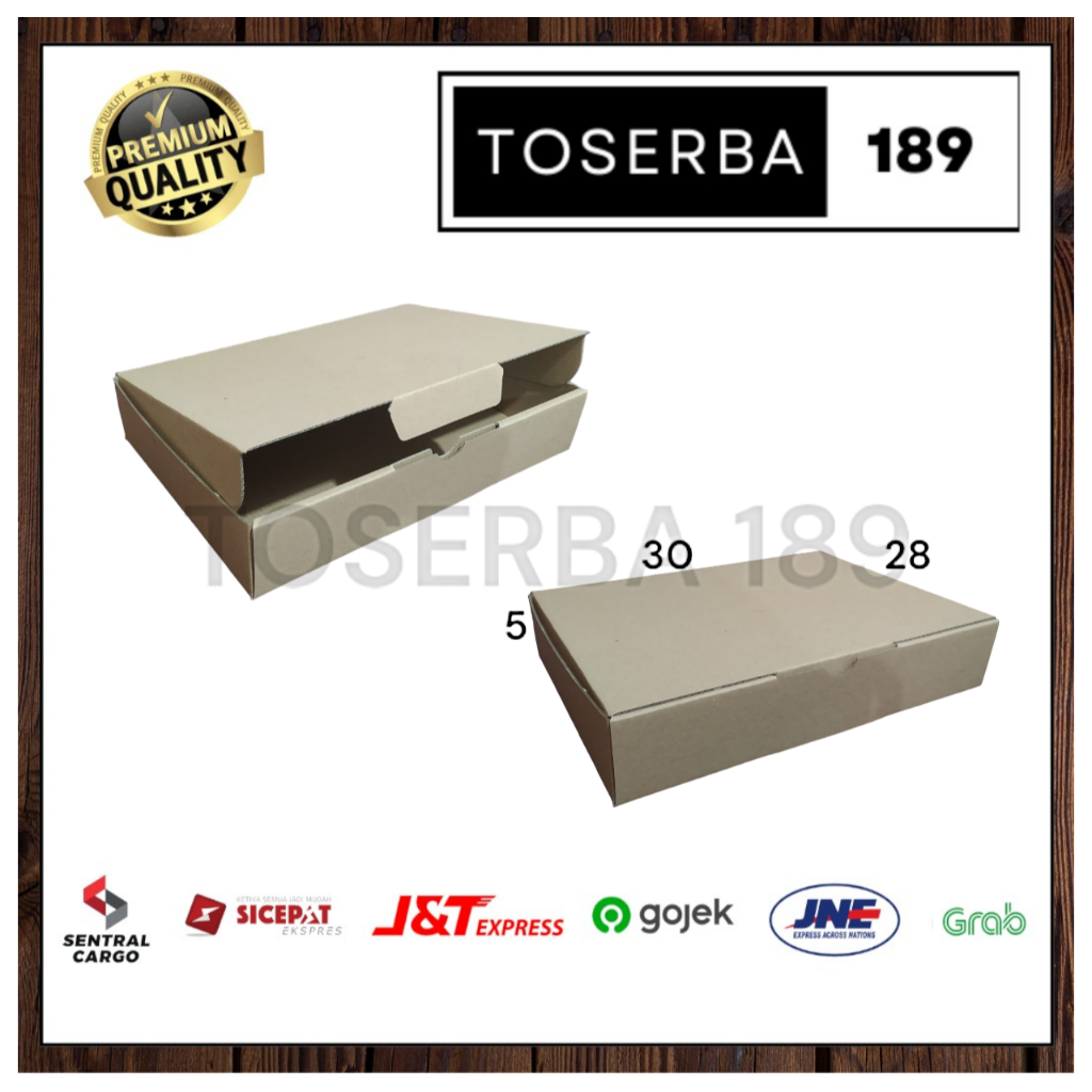 

kardus packing diecut/box pizza uk 30x28x5 cm