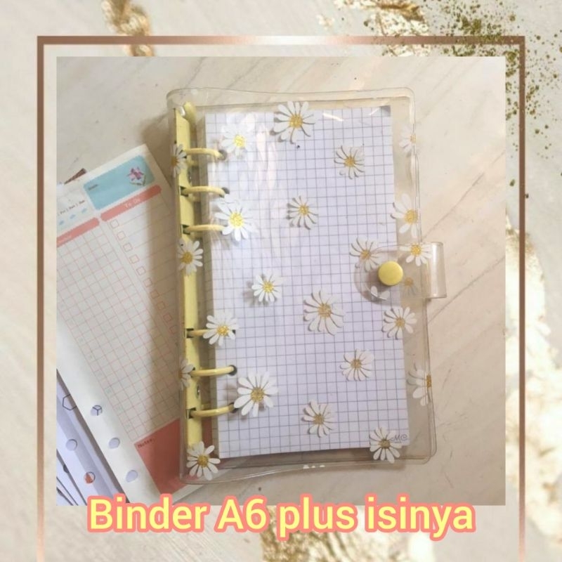 

[READY STOCK] PAKET NABUNG BINDER A6 DAISY | PAKET BINDER MENABUNG A6