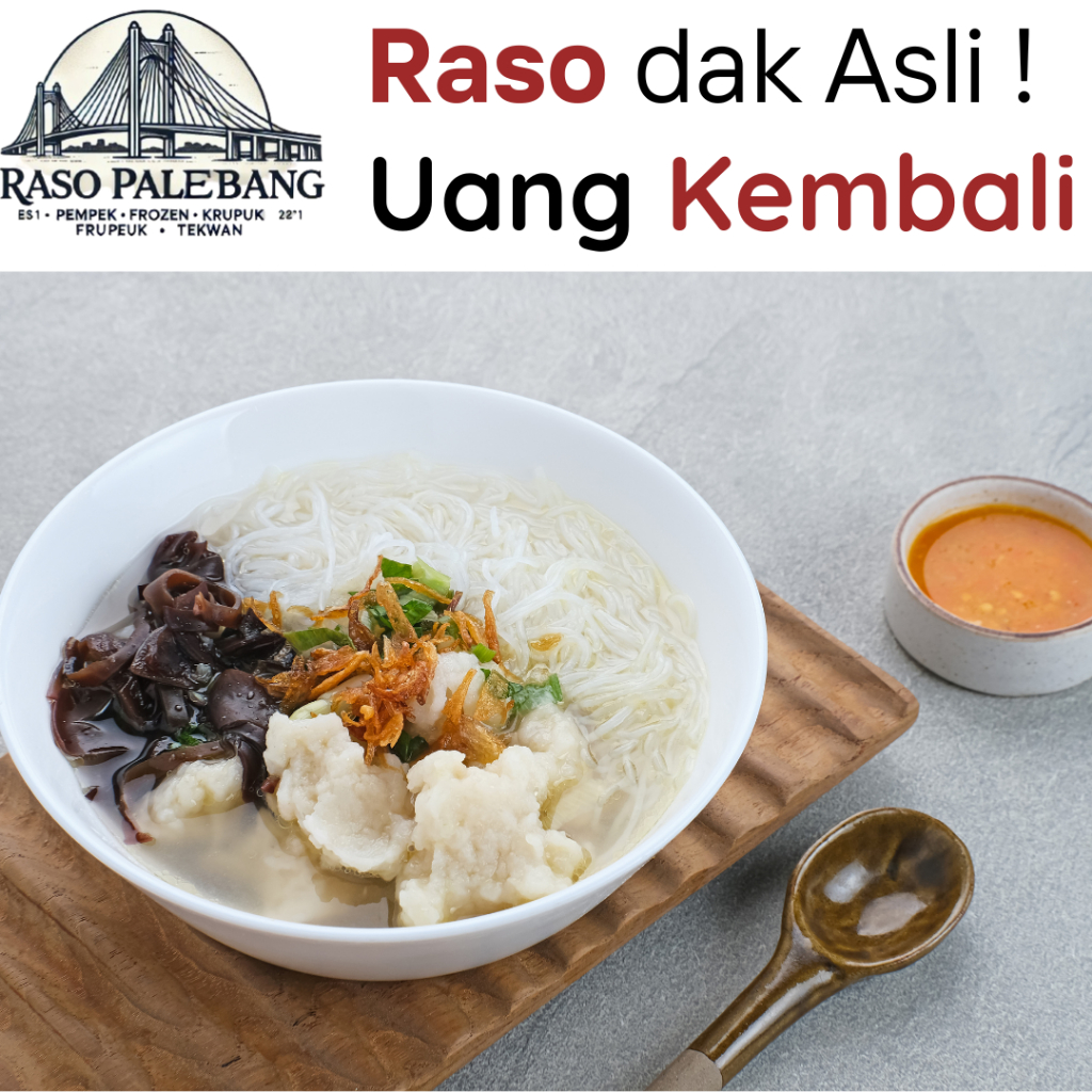 

Tekwan isi 2 Porsi - Raso Palembang