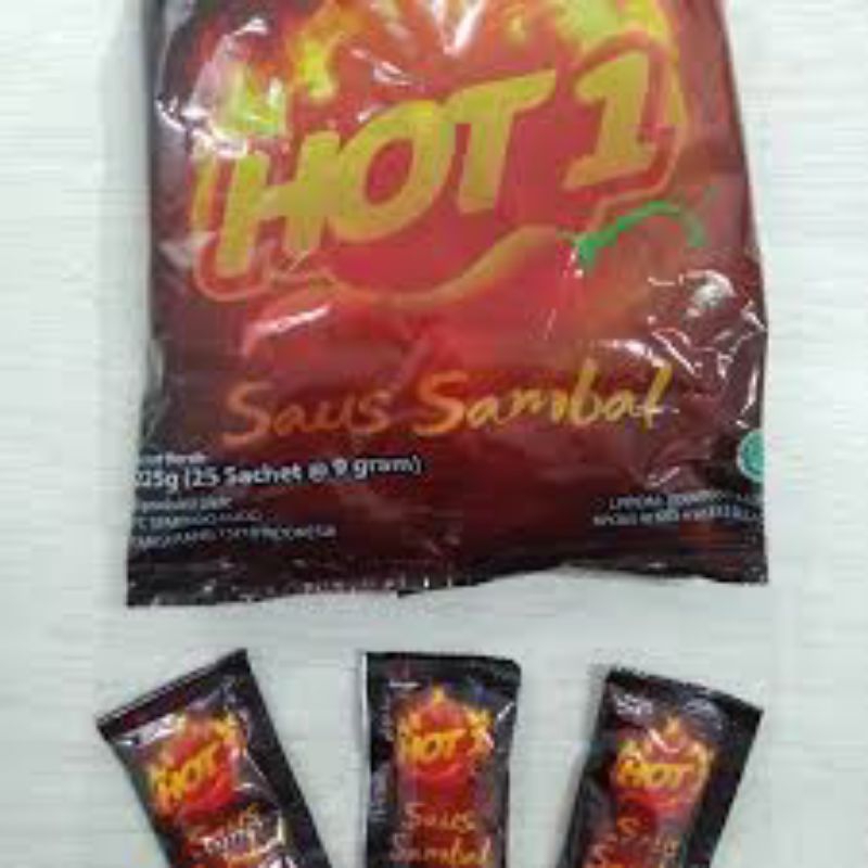 

Hot1 Saus Sachet isi 24 pcs