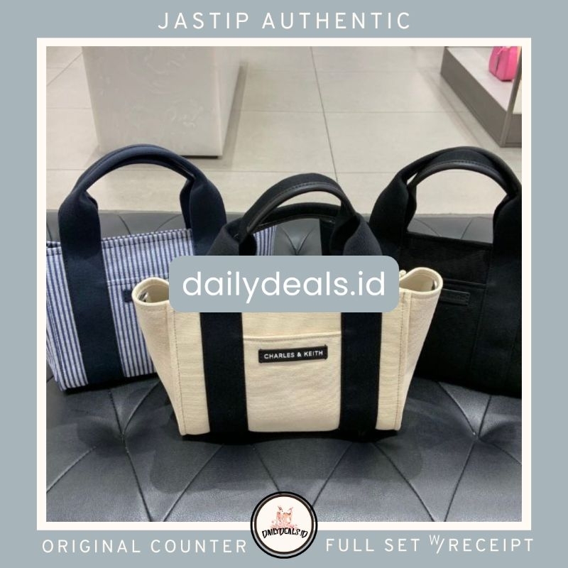 #2-30782392 Kay Canvas - Jast[p] CK ORIGINAL COUNTER TOTE BAG TAS STORE AUTHENTIC ASLI MALL STRUK