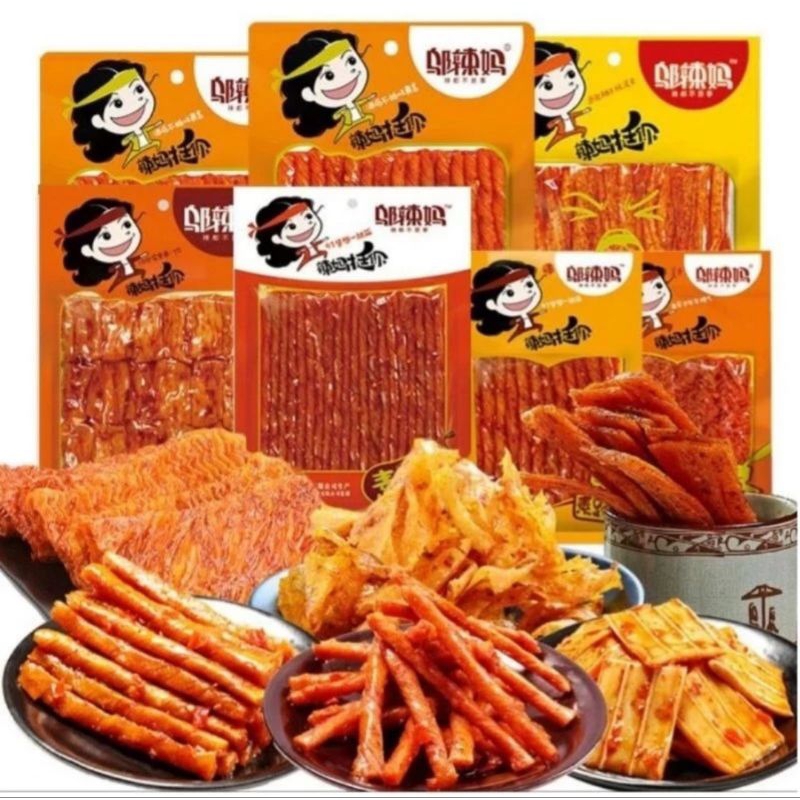 

(HALAL) Aneka Wulama Gluten Spicy Tofu Latiao Cemilan Snack Vegetarian