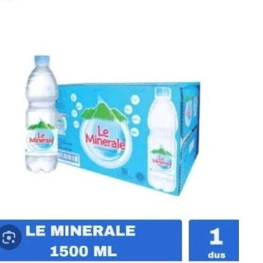 

Air Mineral Le Minerale Galon/1500ml/600ml/330ml/5L