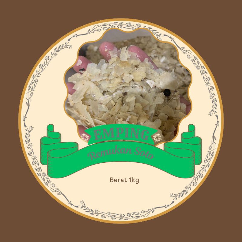 

emping melinjo mentah remukan belum diayak 1000gram