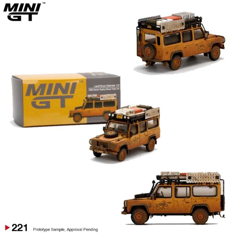 Minigt Land Rover Defender 110 team UK 1989 camel trophy Winner