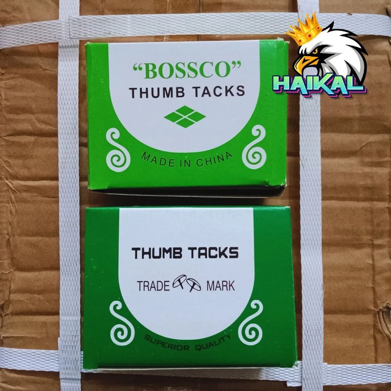 

1 Pak Paku Payung Isi 10pcs THUMB TACKS