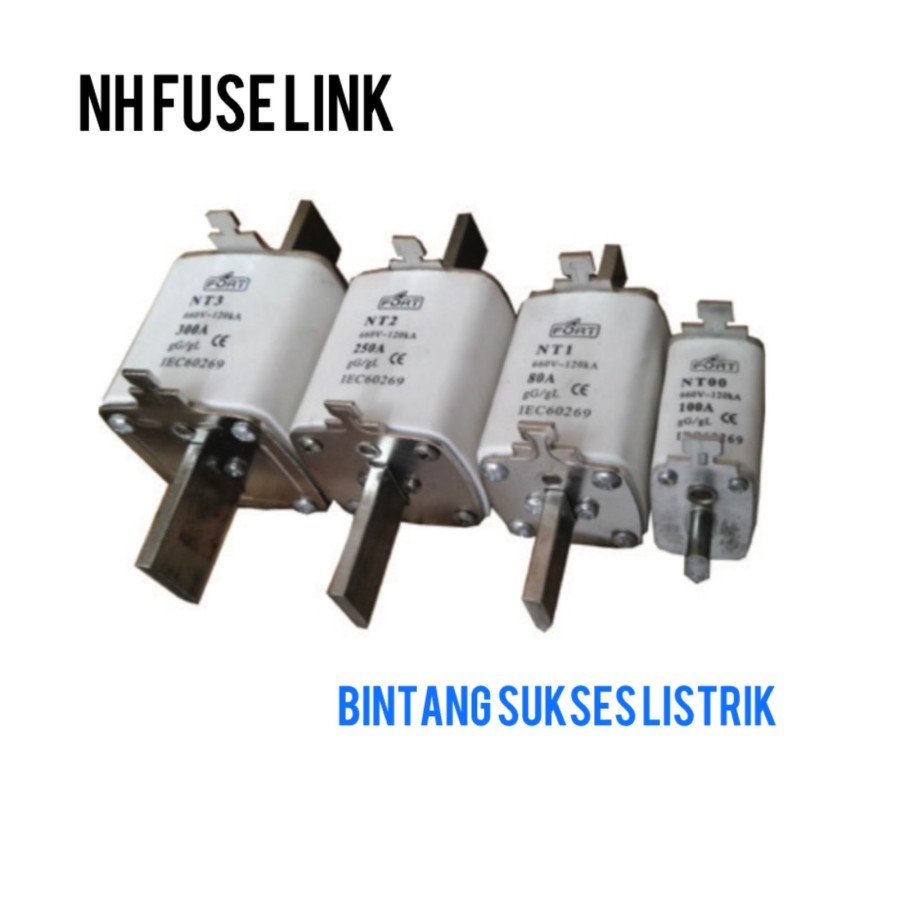 ORIGINAL FUSE LINK NH NH-1 NT FUSE NH1/C 63A 80A 100A 125A 160A 200A 250A