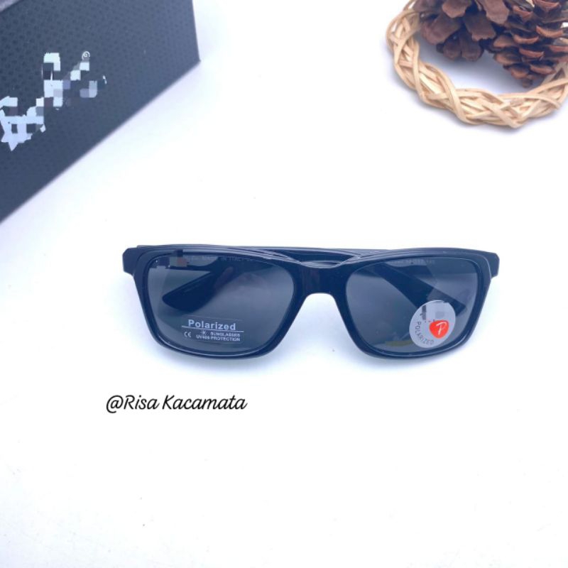 [COD] Kacamata Hitam Fashion Pria/Wanita Rayben Lensa Polarized Original Ringan Terbaru & Free Clean