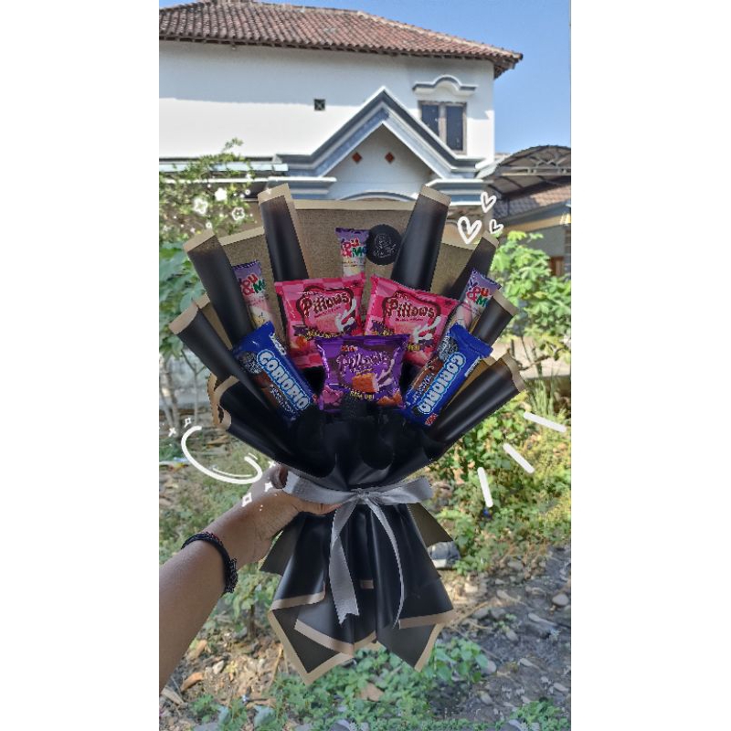 

snack bouquet/buket jajan murah isi 3 macam BACA DESKRIPSI