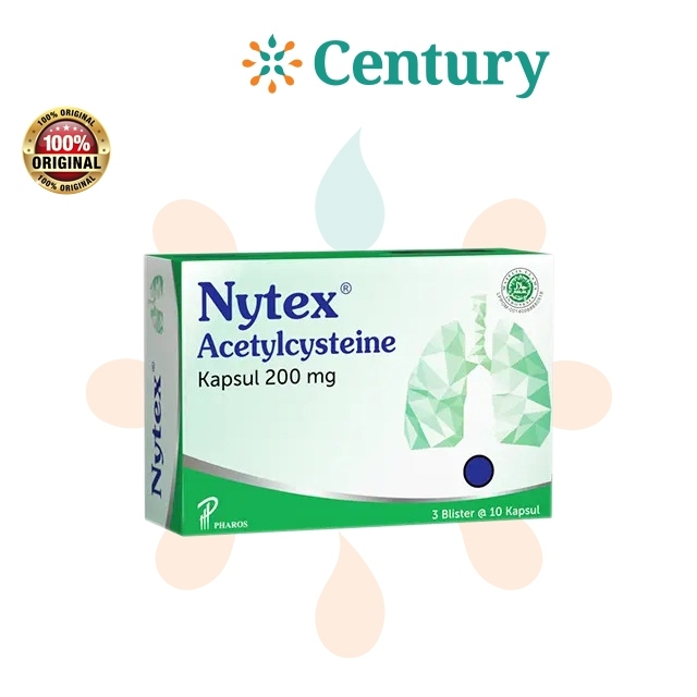 NYTEX 200 MG 1 STRIP ISI 10 TABLET / N-ACETYLCYSTEIN / BATUK FLU